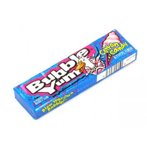 BUBBLE YUM USA COTTON CANDY 40G
