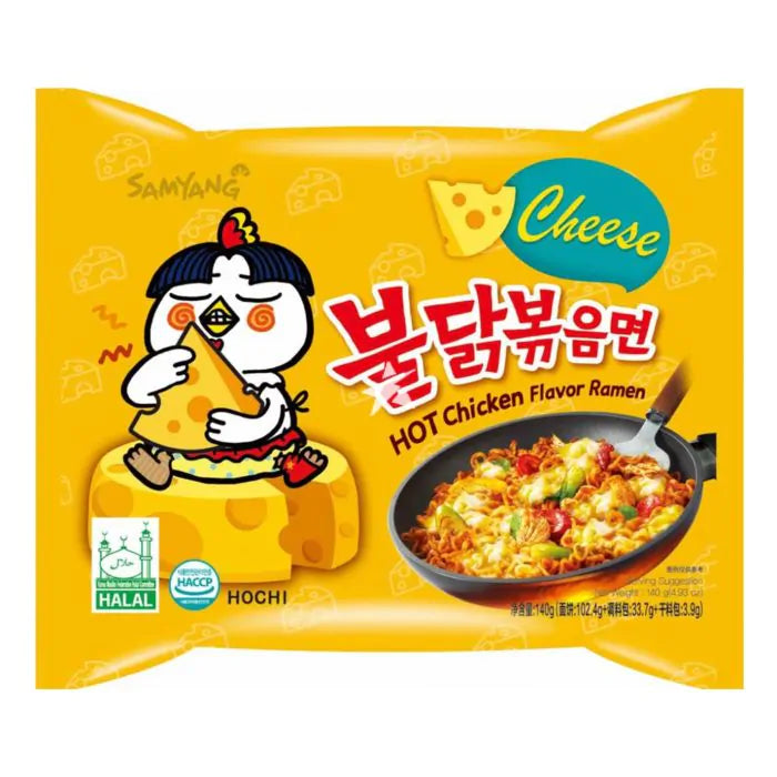 SAMYANG HOT CHICKEN RAMEN CHEESE 140G