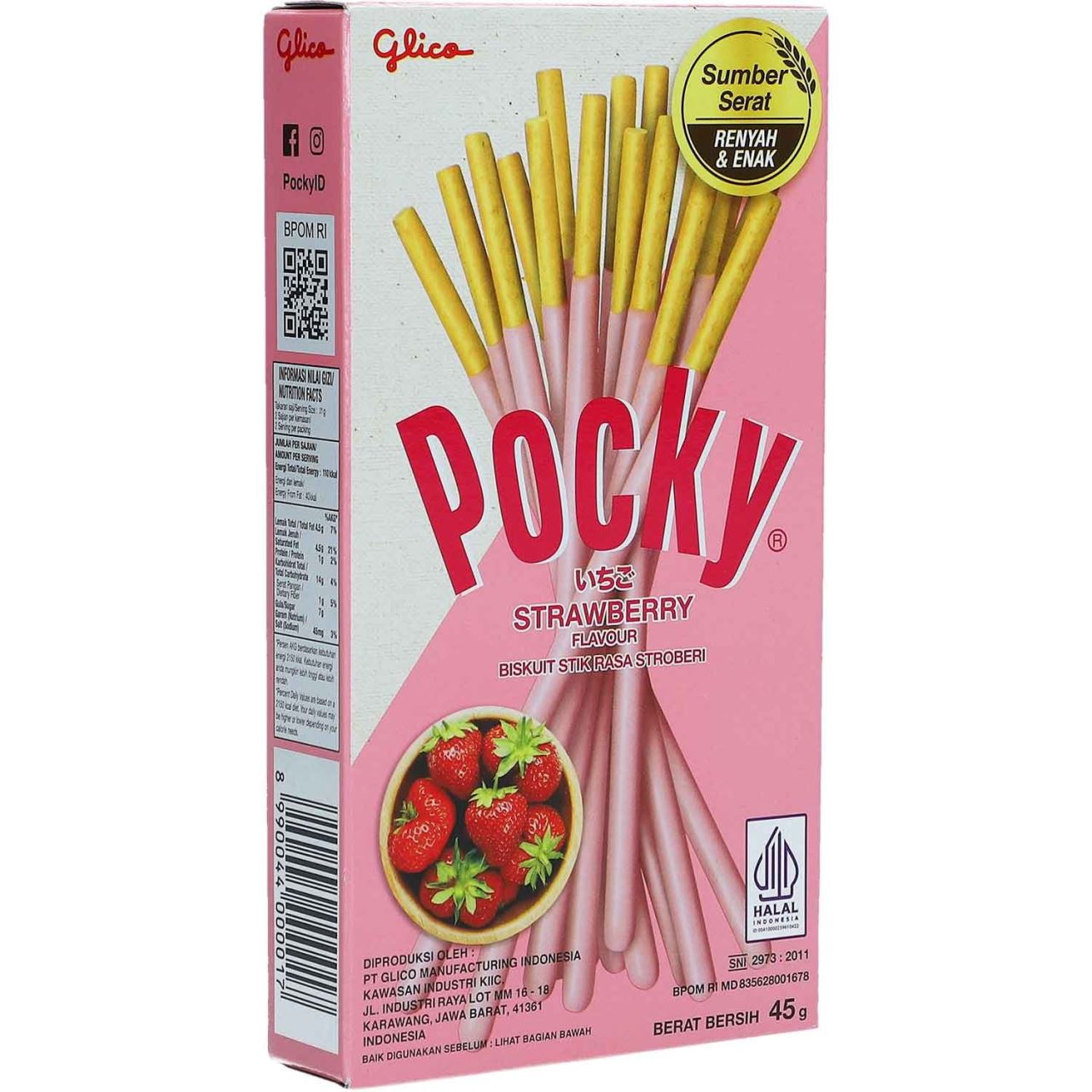 POCKY STRAWBERRY 45G