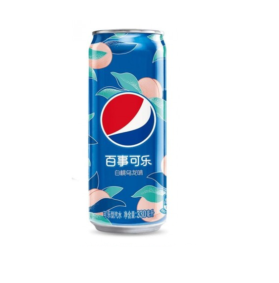 PEPSI CHINA PEACH OOLONG 330ML