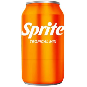 SPRITE USA TROPICAL 355ML