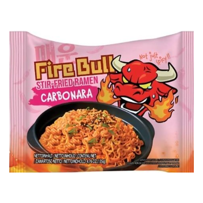 FIREBULL NOODLE CARBONARA HOT 135G