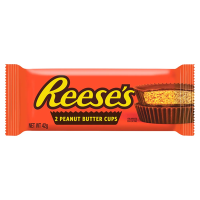 REESES PEANUT BUTTER CUPS 2 CUP 42G
