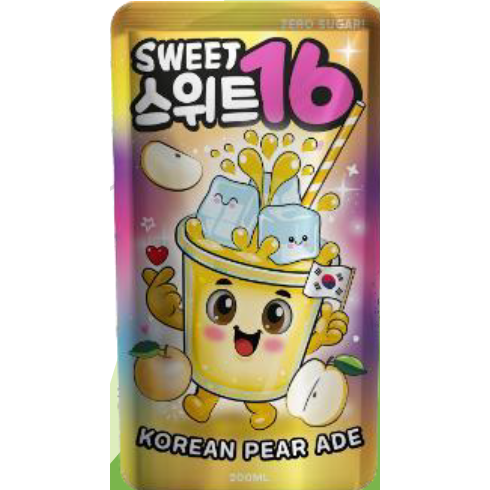 SWEET 16 POUCH KOREAN PEAR ADE 200ML