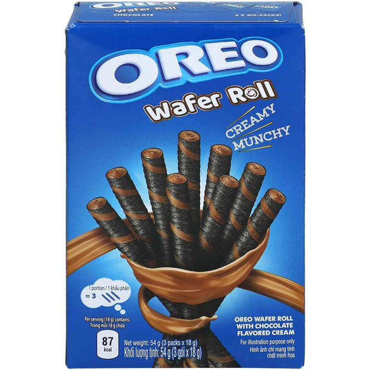 OREO WAFER ROLL CHOCOLAT 54G